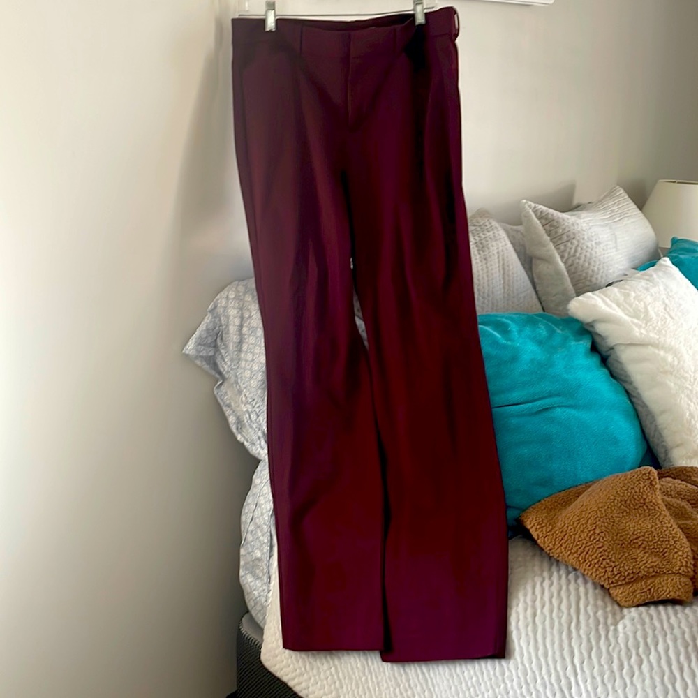 Never worn Old Navy pixie style pants! Maroon in color